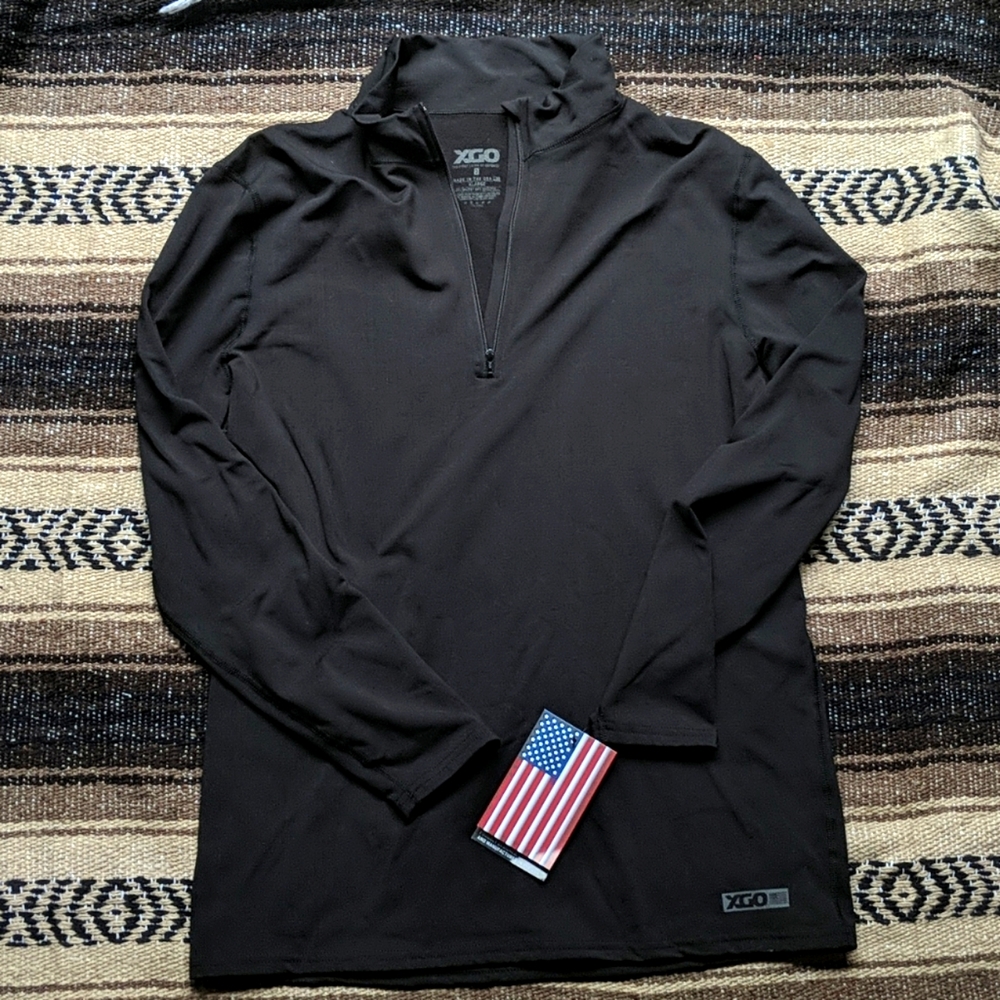 XGO moisture wicking long sleeve quarter zip up